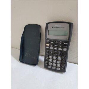 Texas Instruments BA 2 II PLUS Business Analyst Financial Calculator w Cover Use